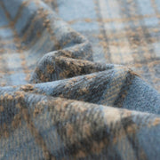 Men's Sherpa Lined Plaid Flannel Shirt Jacket, Warm Winter Trucker Jacket